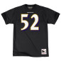 Camiseta NFL Ray Lewis Baltimore Ravens Mitchell & Ness Player Negro
