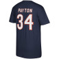 Mitchell & Ness player T-shirt NFL Walter Payton Chicago Bears Navy