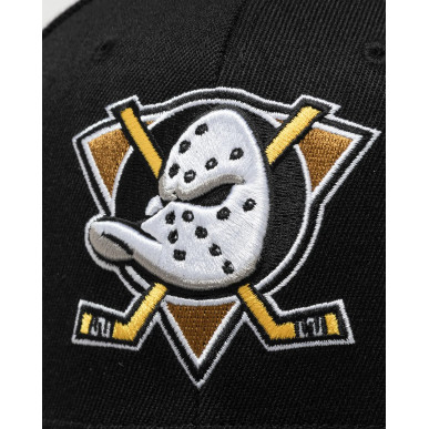 Casquette NHL Anaheim Ducks Mitchell & Ness Team logo Snapback Noir