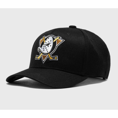 Gorra NHL Anaheim Ducks Mitchell & Ness Team logo Snapback Negro