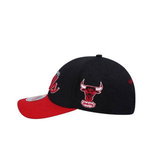 Casquette NBA Chicago Bulls Mitchell & Ness Team Script 2.0 Noir