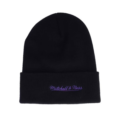 Bonnet NBA Milwaukee Bucks Mitchell & Ness Team Logo cuff Knit Noir