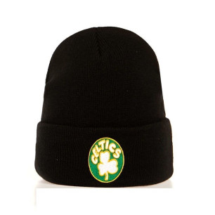 Mitchell & Ness Team Logo cuff Knit Beanie NBA Boston Celtics Black