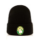 Bonnet NBA Boston Celtics Mitchell & Ness Team Logo cuff Knit Noir
