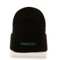 Bonnet NBA Boston Celtics Mitchell & Ness Team Logo cuff Knit Noir
