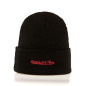 Mitchell & Ness Team Logo cuff Knit Beanie NBA Chicago Bulls Black Mitchell & Ness Team Logo cuff Knit Beanie NBA Chicago Bulls Black