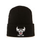 Bonnet NBA Chicago Bulls Mitchell & Ness Team Logo cuff Knit Noir Bonnet NBA Chicago Bulls Mitchell & Ness Team Logo cuff Knit Noir