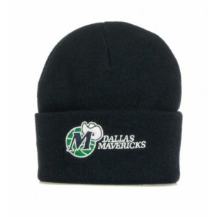 Mitchell & Ness Team Logo cuff Knit Beanie NBA Dallas Mavericks Black