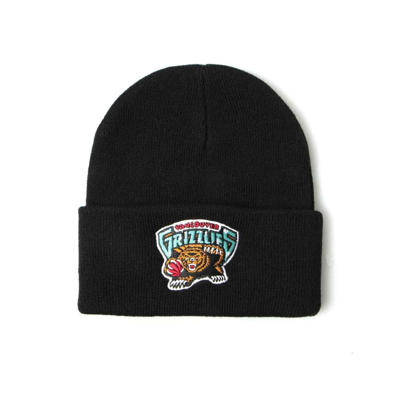 Gorro NBA Memphis Grizzlies Mitchell & Ness Team Logo cuff Knit negro Gorro NBA Memphis Grizzlies Mitchell & Ness Team Logo cuff Knit negro