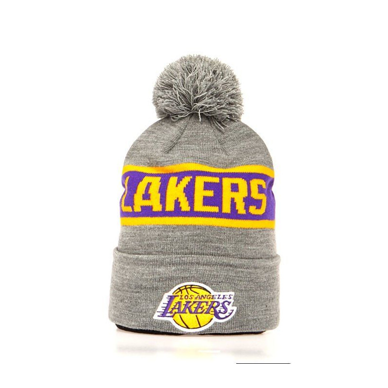 Mitchell & Ness Team Tone Knit Beanie NBA Los Angeles Lakers Grey