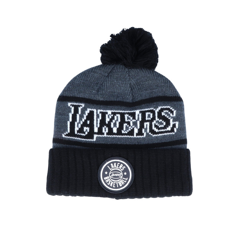 Mitchell & Ness Reflective Patch Knit Beanie NBA Los Angeles Lakers Black Mitchell & Ness Reflective Patch Knit Beanie NBA Los Angeles Lakers Black