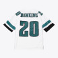 Maillot NFL Brian Dawkins Philadelphia Eagles 1996 Mitchell & Ness Legacy Blanc