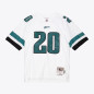 Maillot NFL Brian Dawkins Philadelphia Eagles 1996 Mitchell & Ness Legacy Blanc