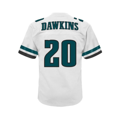 Camiseta NFL Brian Dawkins Philadelphia Eagles 1996 Mitchell & Ness Legacy Blanco