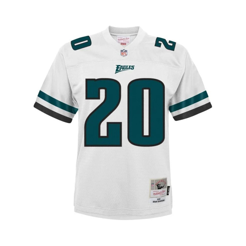Camiseta NFL Brian Dawkins Philadelphia Eagles 1996 Mitchell & Ness Legacy Blanco