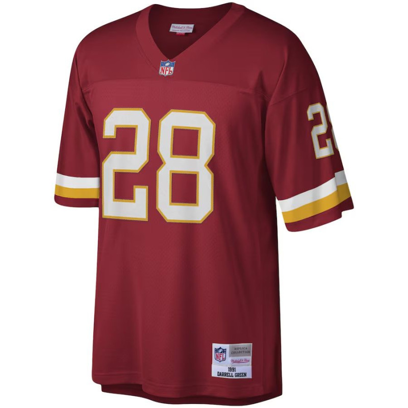 Camiseta NFL Darrell Green Washington Football Team 1991 Mitchell & Ness Legacy Rojo Camiseta NFL Darrell Green Washington Football Team 1991 Mitchell & Ness Legacy Rojo