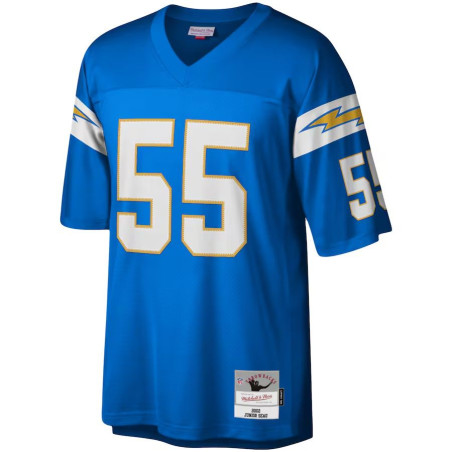 Men's Mitchell & Ness Legacy Jersey NFL Junior Seau Los Angeles Chargers 2002 Blue