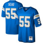 Men's Mitchell & Ness Legacy Jersey NFL Junior Seau Los Angeles Chargers 2002 Blue Men's Mitchell & Ness Legacy Jersey NFL Junior Seau Los Angeles Chargers 2002 Blue
