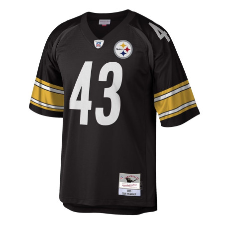 Men's Mitchell & Ness Legacy Jersey NFL Troy Polamalu Pittsburgh Steelers 2005 Black