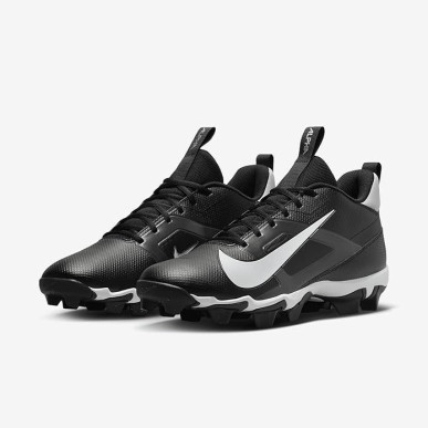 Crampons de Football Americain moulés Nike Alpha Menace Shark 4 Mid Noir