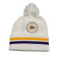 Gorro NBA Los Angeles Lakers Mitchell & Ness Oatmeal Pom Knit Crema