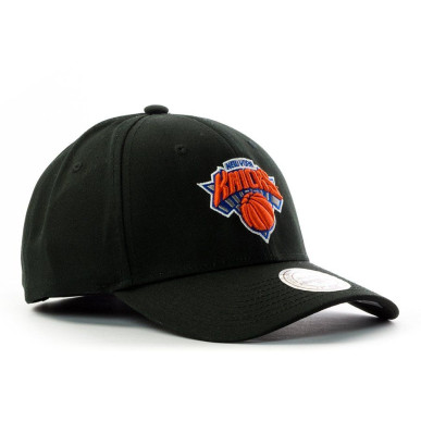 Mitchell & ness Team logo Low pro SNapback Cap NBA New York Knicks Black