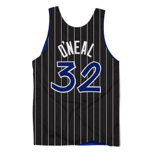 Camiseta NBA Shaquille O'neal Orlando Magic Reversible Mitchell & ness Negro