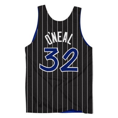 Maillot NBA Réversible Shaquille O'neal Orlando Magic Mitchell & ness Noir