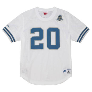 Camiseta NFL Barry Sanders Detroit Lions Mitchell & Ness N&N Mesh Blanco