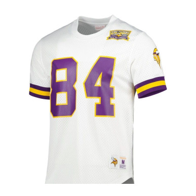 Camiseta NFL Randy Moss Minnesota Vikings Mitchell & Ness N&N Mesh Blanco