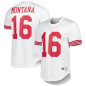 Men's Mitchell & Ness N&N Mesh Jersey NFL Joe Montana San Francisco 49ers White Men's Mitchell & Ness N&N Mesh Jersey NFL Joe Montana San Francisco 49ers White