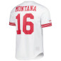 Camiseta NFL Joe Montana San Francisco 49ers Mitchell & Ness N&N Mesh Blanco Camiseta NFL Joe Montana San Francisco 49ers Mitchell & Ness N&N Mesh Blanco
