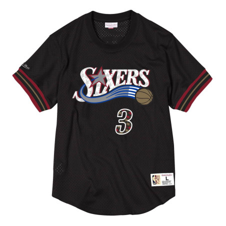 Camiseta NBA Allen Iverson Philadelphia 76ers Mitchell & Ness Mesh Negro
