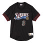 Camiseta NBA Allen Iverson Philadelphia 76ers Mitchell & Ness Mesh Negro Camiseta NBA Allen Iverson Philadelphia 76ers Mitchell & Ness Mesh Negro