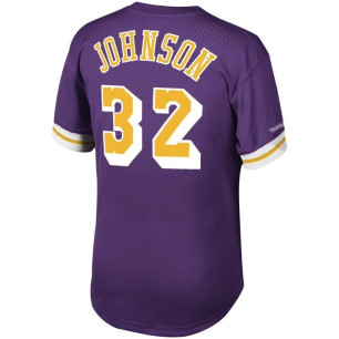 Camiseta NBA Magic Johnson Los Angeles Lakers Mitchell & Ness Mesh Morando