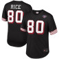 Men's Mitchell & Ness N&N Mesh Jersey NFL Jerry Rice San Francisco 49ers Black