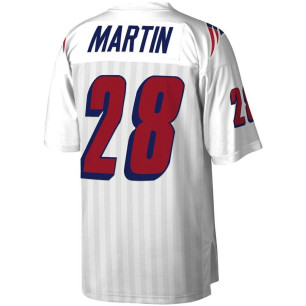 Camiseta NFL Curtis Martin New England Patriots 1995 Mitchell & Ness Legacy blanco