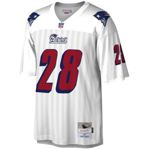 Camiseta NFL Curtis Martin New England Patriots 1995 Mitchell & Ness Legacy blanco