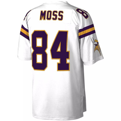 Maillot NFL Randy Moss Minnesota Vikings 1998 Mitchell & Ness Legacy Retro Blanc