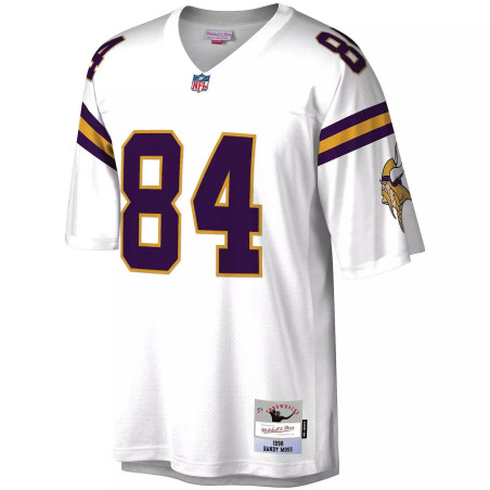 Maillot NFL Randy Moss Minnesota Vikings 1998 Mitchell & Ness Legacy Retro Blanc