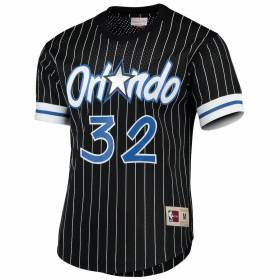 T-Shirt NBA Shaquille O'neal Orlando Magic Mitchell & Ness Mesh Noir