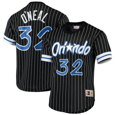 Camiseta NBA T-shirt Shaquille O'neal Orlando Magic Mitchell & Ness Mesh Negro