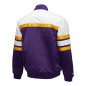 Chaqueta NBA Los Angeles Lakers Mitchell & Ness Special Script Heavyweight Satin Morando