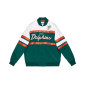 Chaqueta NFL Miami Dolphins Mitchell & Ness Special Script Heavyweight Satin Azul