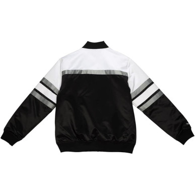Blouson NFL Las Vegas Raiders Mitchell & Ness Special Script Heavyweight Satin Noir
