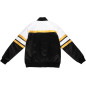 Men's Mitchell & Ness Special Script Heavyweight Satin Jacket NFL Pittsburgh Steelers Black Men's Mitchell & Ness Special Script Heavyweight Satin Jacket NFL Pittsburgh Steelers Black