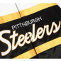 Chaqueta NFL Pittsburgh Steelers Mitchell & Ness Special Script Heavyweight Satin Negro Chaqueta NFL Pittsburgh Steelers Mitchell & Ness Special Script Heavyweight Satin Negro