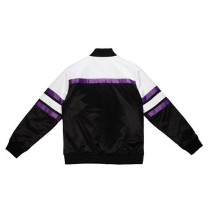 Blouson NBA Toronto Raptors Mitchell & Ness Special Script Heavyweight Satin Noir