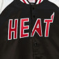 Blouson NBA Miami Heat Mitchell & Ness Primetime Lightweight Satin Noir Blouson NBA Miami Heat Mitchell & Ness Primetime Lightweight Satin Noir