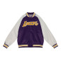 Blouson NBA Los Angeles Lakers Mitchell & Ness Primetime Lightweight Satin Violet Blouson NBA Los Angeles Lakers Mitchell & Ness Primetime Lightweight Satin Violet